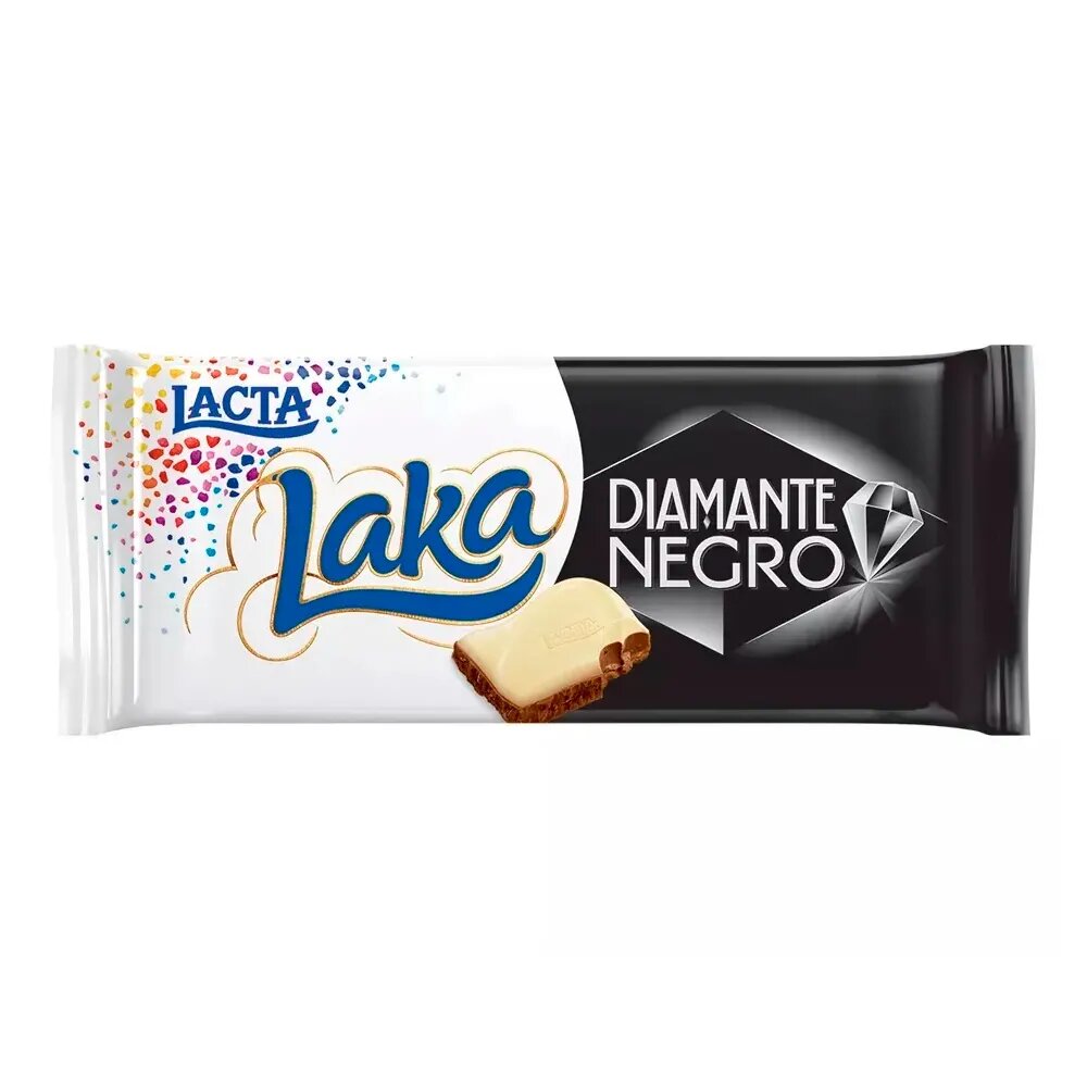 CHOCOLATE LACTA LAKA DIAMANTE NEGRO 90G