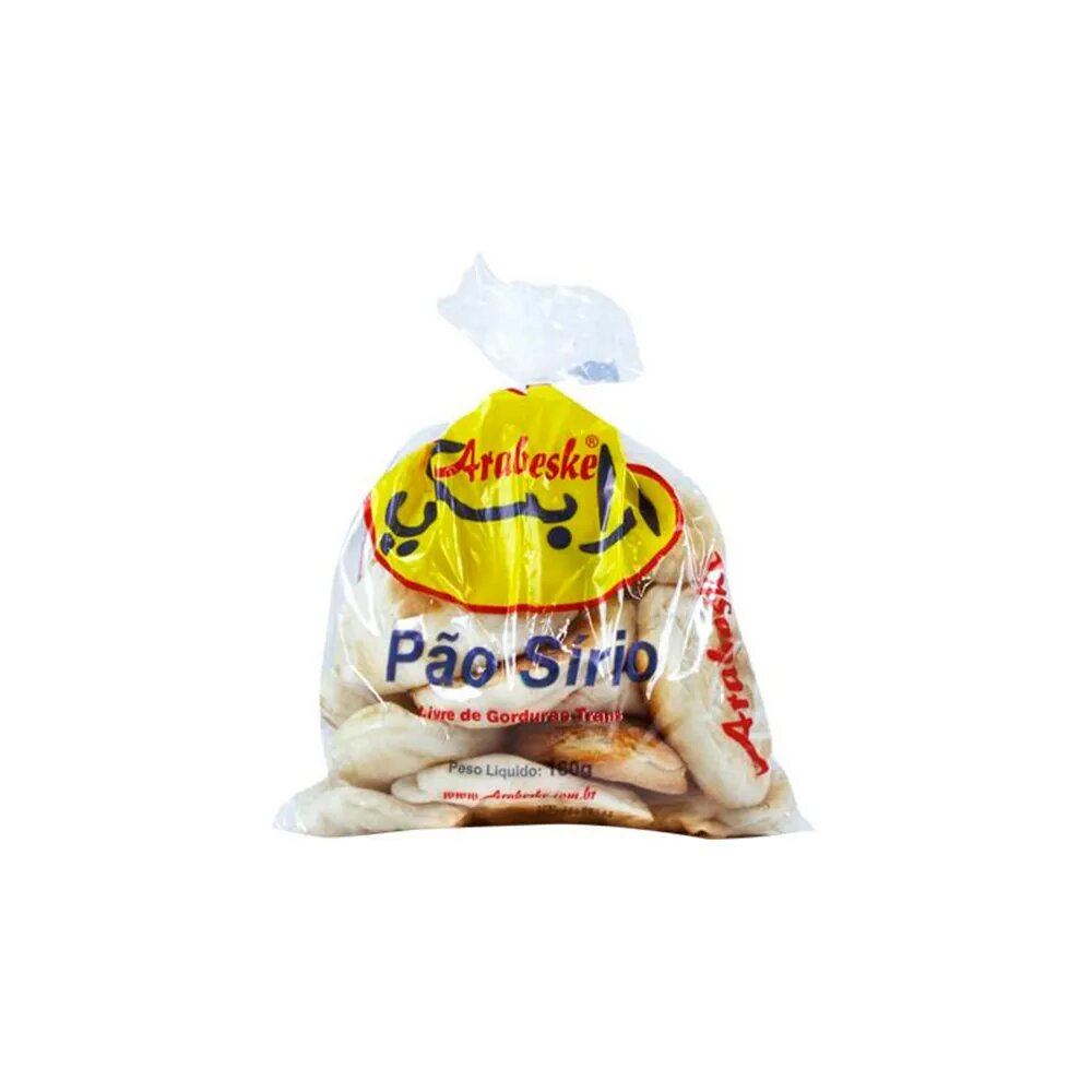 PÃO SIRIO ARABESKE 160G