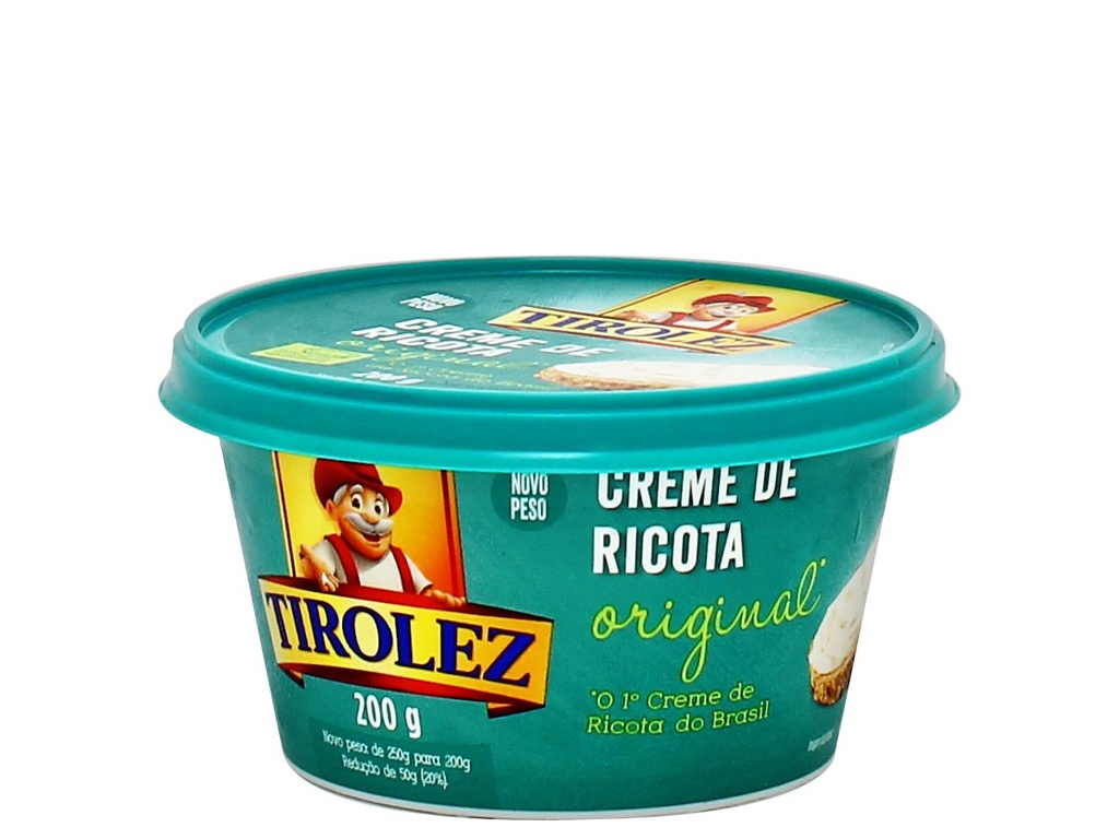 CREME DE RICOTA TIROLEZ 200G