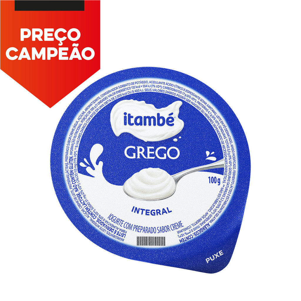 IOGURTE GREGO ITAMBE 100G