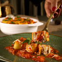 RONDELLI DE NOZES COM MOLHO POMODORO