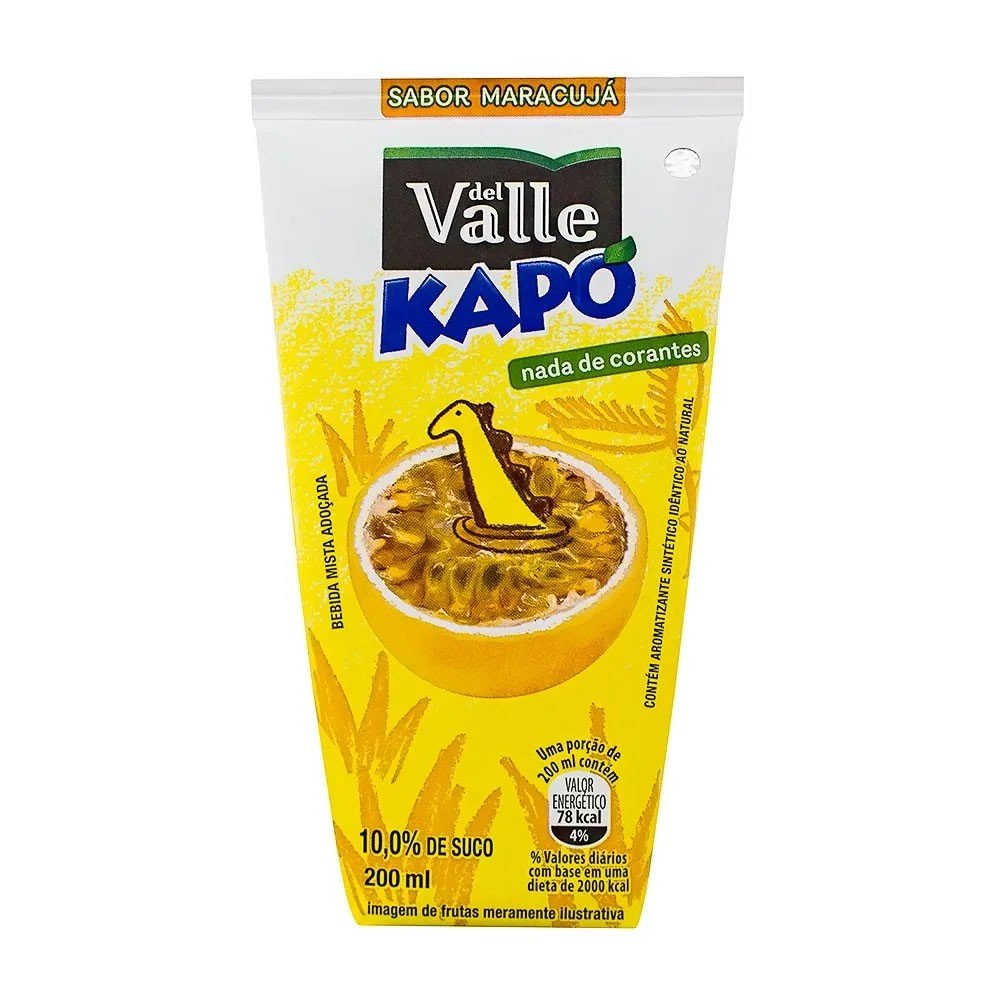 SUCO DE MARACUJÁ KAPO 200ML