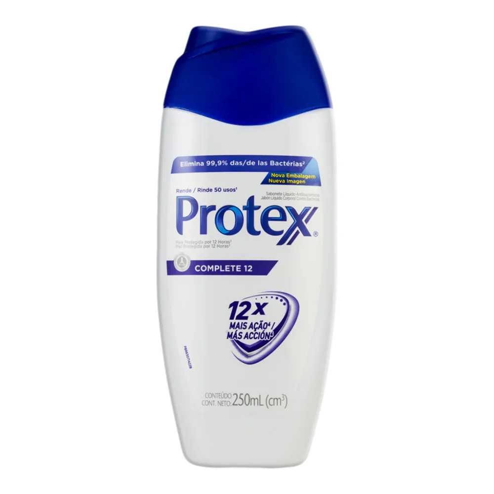 SABONETE LÍQUIDO COMPLETE 12 PROTEX 250ML