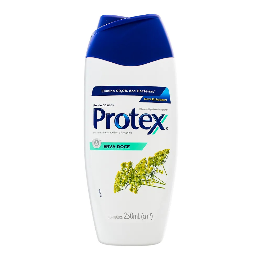 SABONETE LÍQUIDO ERVA DOCE PROTEX 250ML