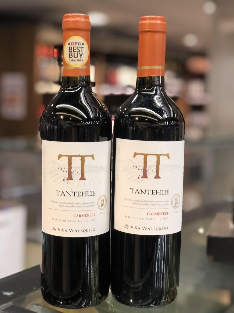 Vinho Tinto Chileno Tantehue Carmenère 750ml