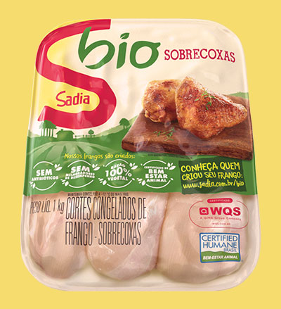 SOBRECOXA DE FRANGO SADIA BIO - 1KG