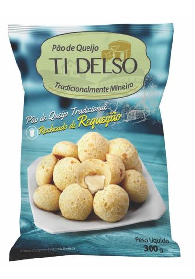 PÃO DE QUEIJO TI DELSO RECHEADO REQUEIJÃO - 300G