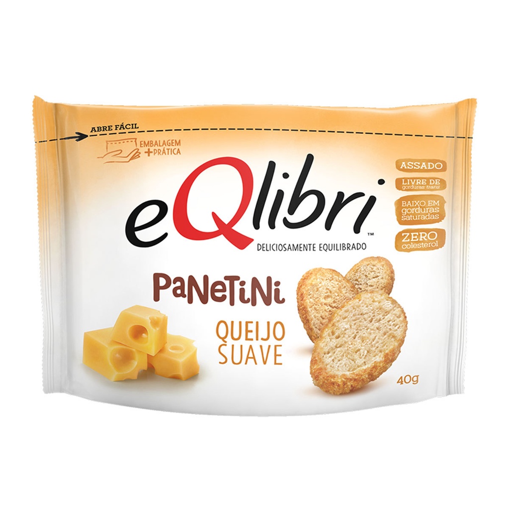 BISCOITO EQLIBRI ELMA CHIPS &quot;QUEIJO SUAVE&quot; - 40g