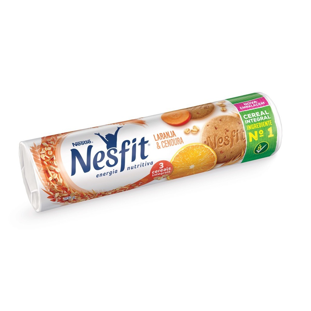 BISCOITO NESFIT DE LARANJA E CENOURA 200G 