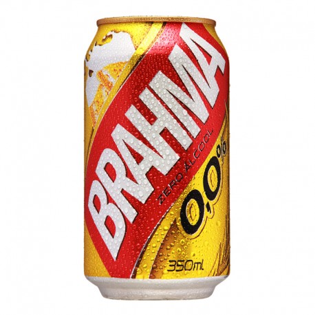 Cerveja Lata Brahma Zero Álcool 350ml