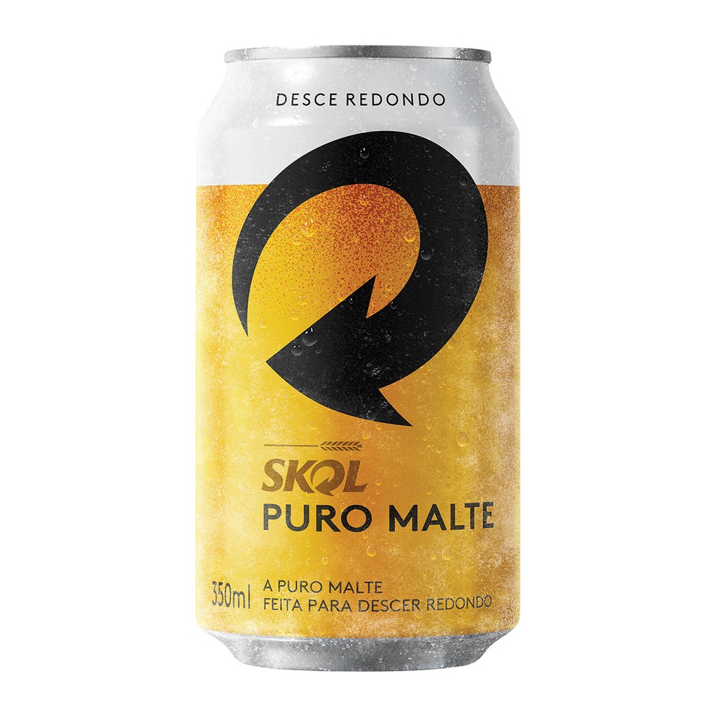 Cerveja Lata Skol Puro Malte  350ml