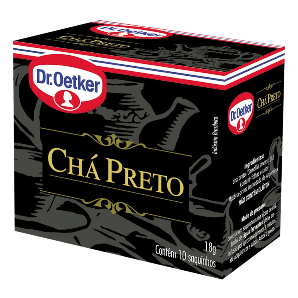 CHÁ PRETO DR.OETKER - 18g