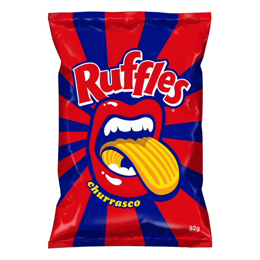 CHIPS RUFFLES SABOR CHURRASCO - 92g