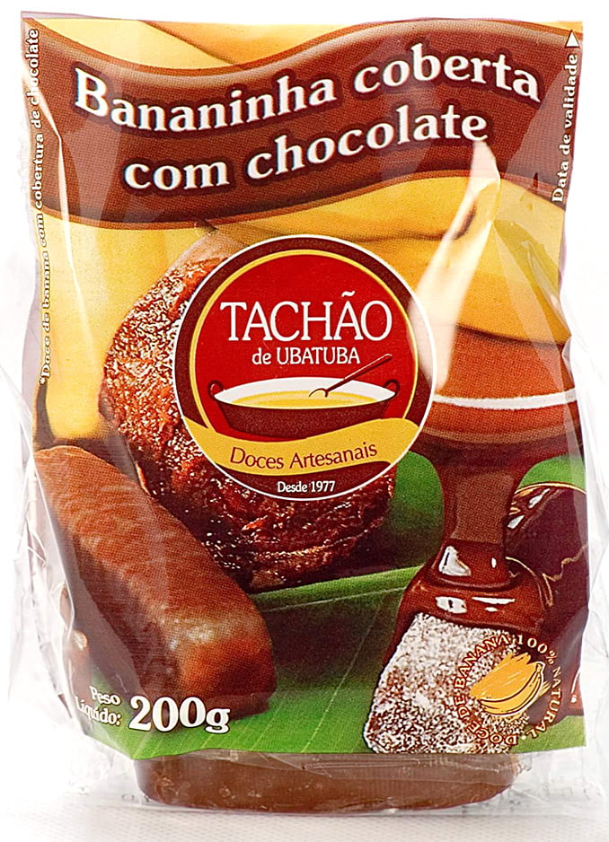 BANANINHA C/ CHOCOLATE TACHAO - 200g