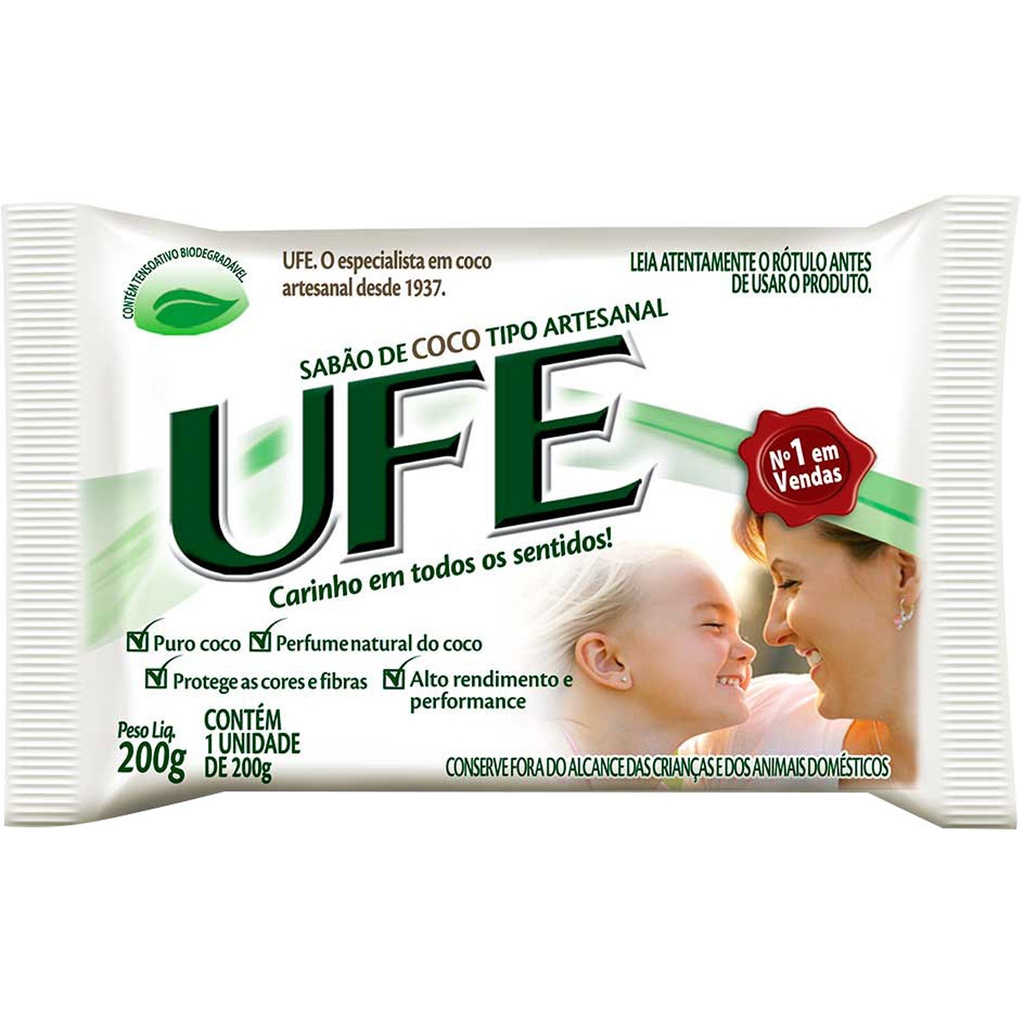 SABÃO UFE COCO - 200g