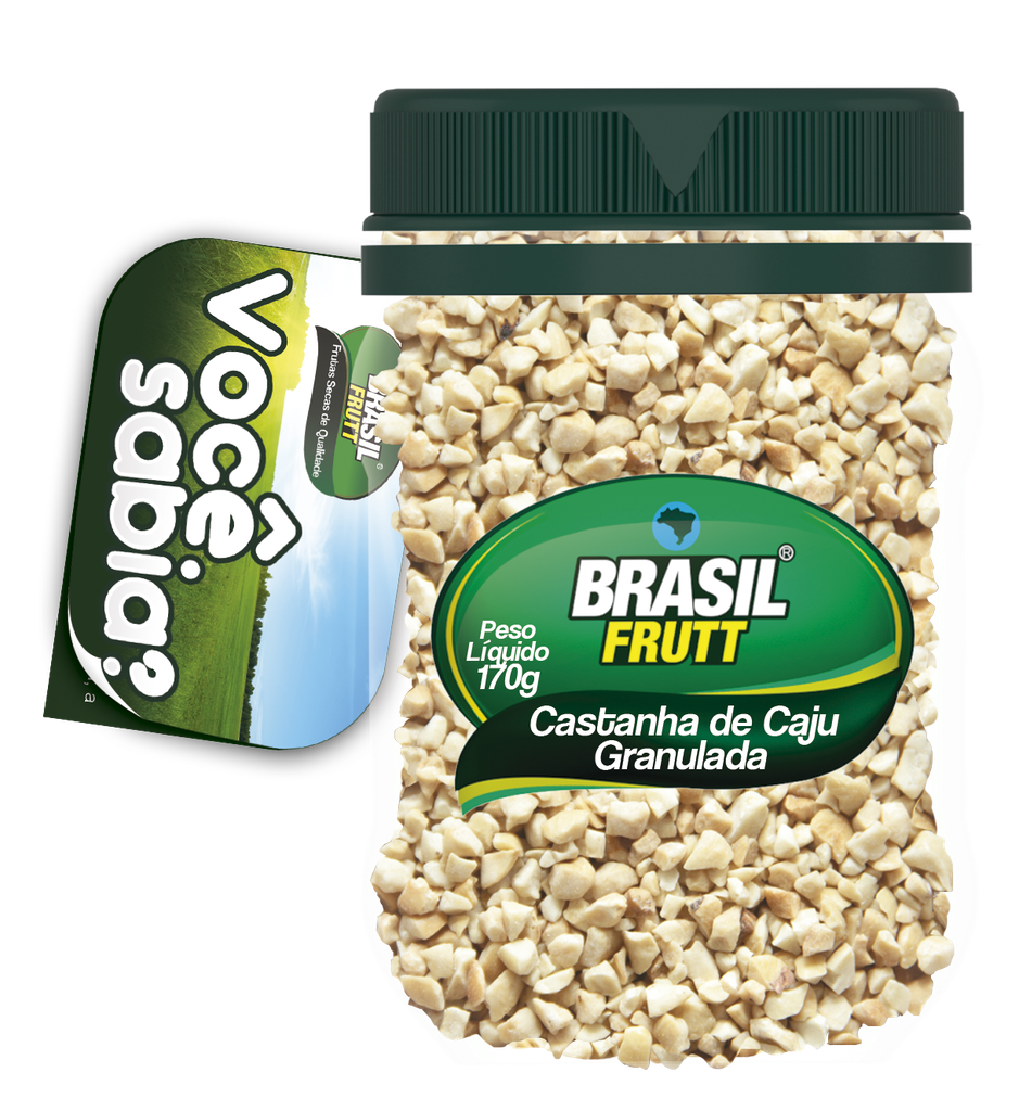 CASTANHA DE CAJU GRANULADA BRASIL FRUTT - 170g