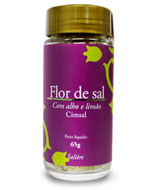 FLOR DE SAL C/ ALHO/LIMÃO CIMSAL - 65G