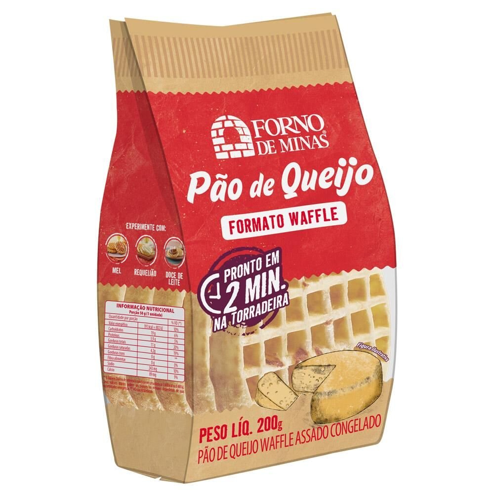 PÃO DE QUEIJO FORNO DE MINAS WAFFLE - 210G