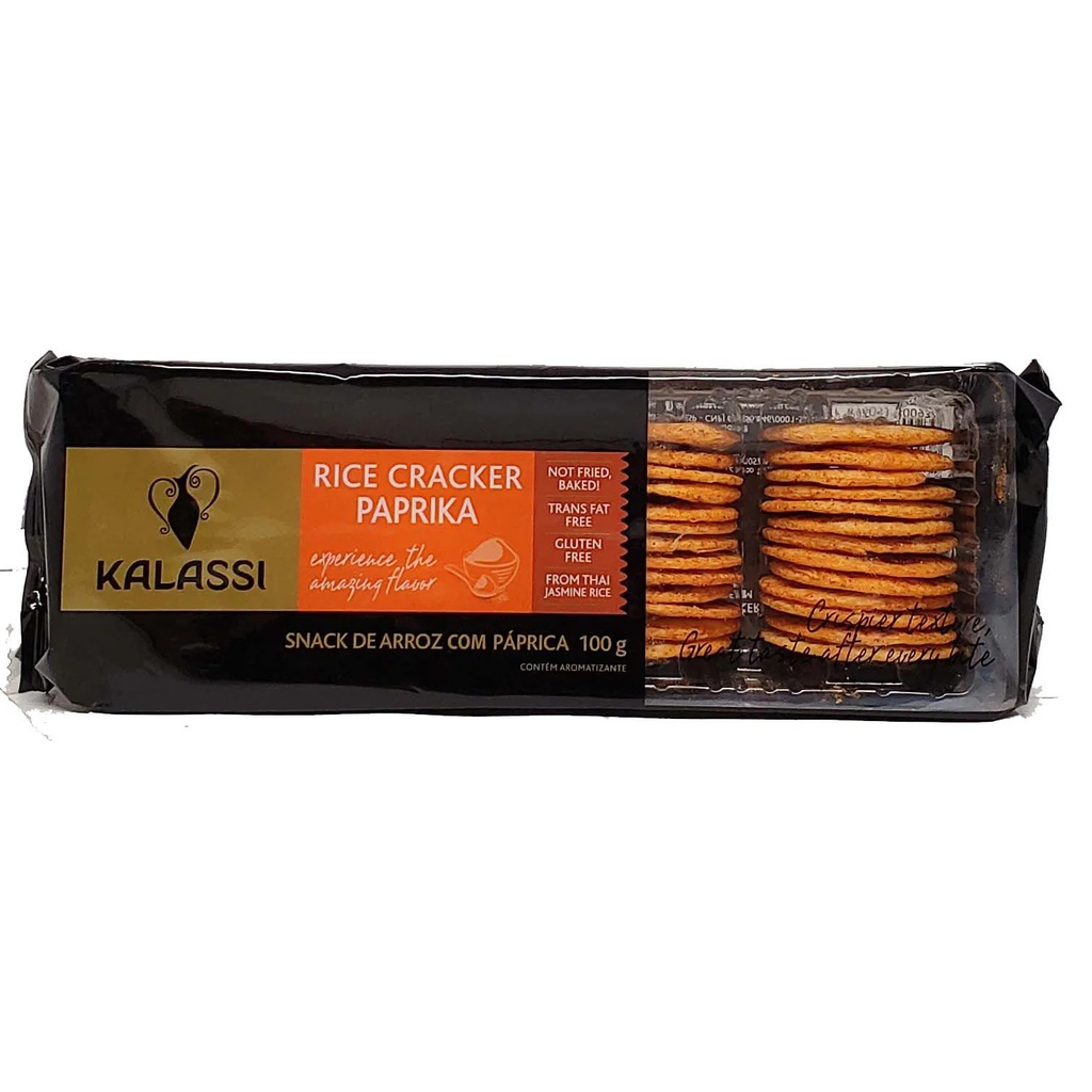 SNACK DE ARROZ COM PÁPRICA KALASSI 100G