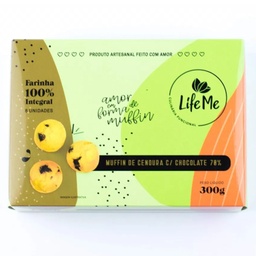 [46176] MUFFIN DE CENOURA/CHOCOLATE LIFEME - 300g